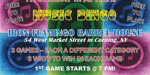 MUSIC BINGO \ud83c\udfb5 @ IFBH