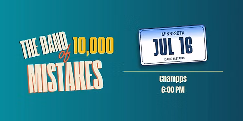 The Band of 10,000 Mistakes at Champps Eden Prairie