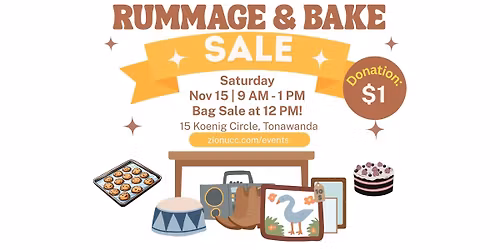 Zion UCC's Rummage & Bake Sale