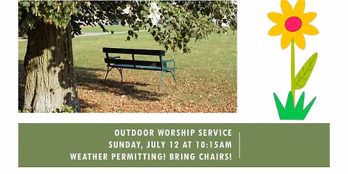 Invitation to Outdoor Church Service