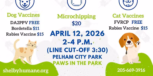 Adoption event + Vaccine clinic