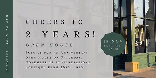 2 Years - Open House