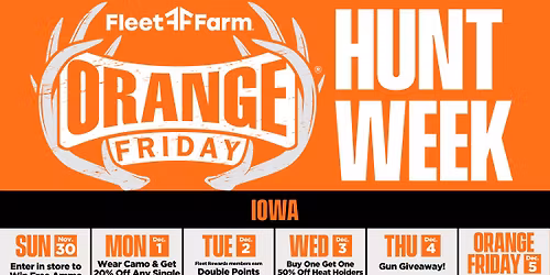 Orange Friday at Fleet Farm