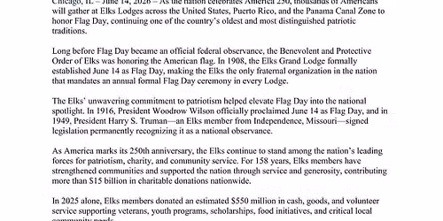 FLAG DAY 2026
