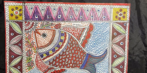 Madhubani Art Coasters Paint & Sip