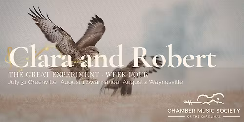 Concert #4: Clara & Robert: Equality, Waynesville NC