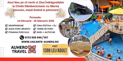 Anul Nou pe rit vechi si Ziua \u00cendr\u0103gosti\u021bilor la Cheile D\u00e2mbovicioarei cu t\u0103ierea porcului,petrecere