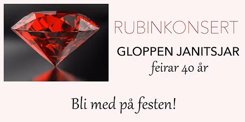 Rubinkonsert - Gloppen janitsjar feirar 40 \u00e5r