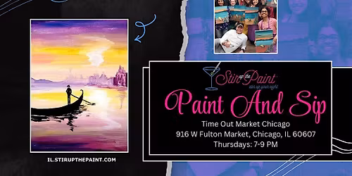 \u201c Venice Sunset\u201d Paint Night Event Thursday 7:00 p.m. at Timeout Market