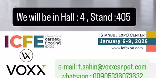 International Carpet & Flooring Expo ( Hall:4 Stand: 405 )