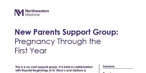 New Parents Support Group: Pregnancy through the first year.