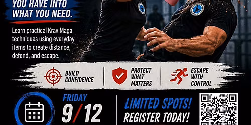 Improvised Weapons Krav Maga Workshop