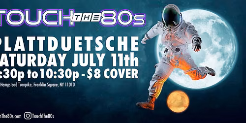 Touch the 80s At Plattduetsche Biergarten!
