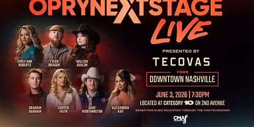 Opry NextStage Live from Downtown Nashville