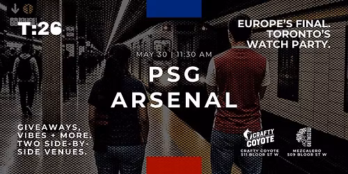 UCL Final Watch Party: PSG vs Arsenal