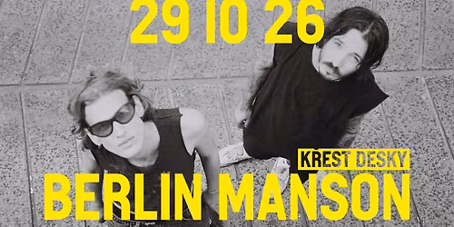 BERLIN MANSON \ud83d\udd25  PRA\u017dSK\u00dd K\u0158EST NOV\u00c9 DESKY \ud83d\udd25 