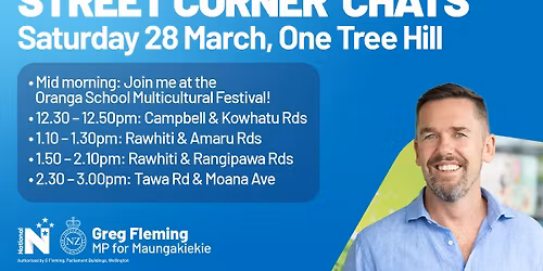 Street Corner Chats - One Tree Hill