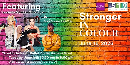 Stronger in Colour - An Ascend Pride Networking Celebration