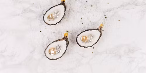 Oyster Shell Christmas Ornaments