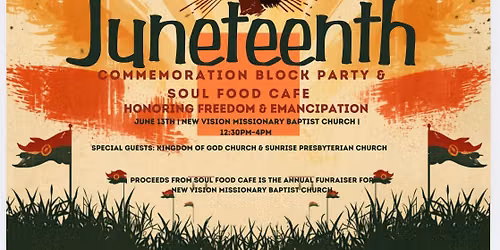 Norwood Juneteenth commemoration Block Party & Soul Food Cafe 