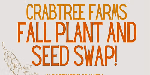 Fall Plant and Seed Swap