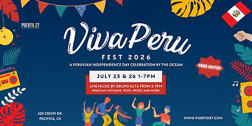 VivaPeru Fest 2026 at Puerto 27