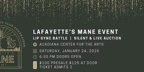 Lafayette MANE Event
