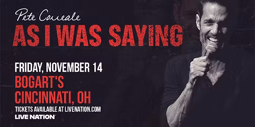 Pete Correale: As I Was Saying (Fully Seated)