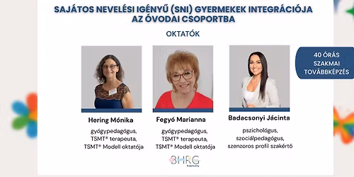 Saj\u00e1tos nevel\u00e9si ig\u00e9ny\u0171 (SNI) gyermekek integr\u00e1ci\u00f3ja az \u00f3vodai csoportba