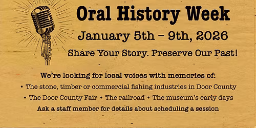 Oral History Week