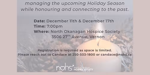 Holiday Transitions - Grief Supprot