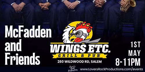 McFadden & Friends LIVE at Wings Etc. Salem!!