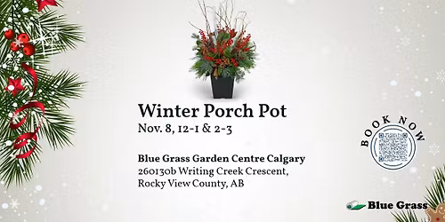 Winter Porch Pot Workshop