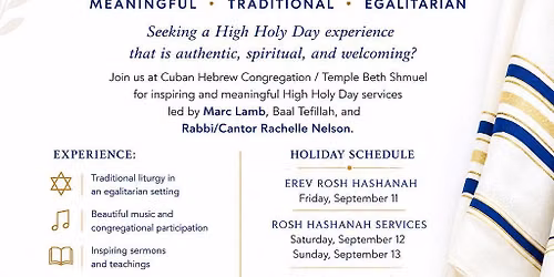 High Holy Days 5787