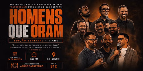 HOMENS QUE ORAM