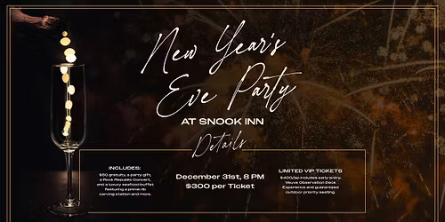 New Year's Eve Party At The Snook Inn