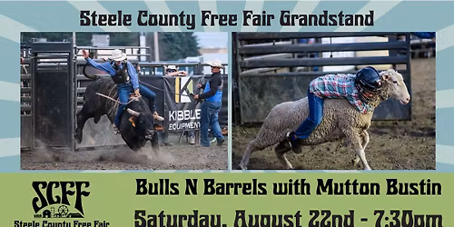 Bulls N Barrels @ Steele County Free Fair