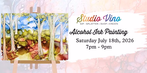 *Studio Vino* Alcohol Ink Painting