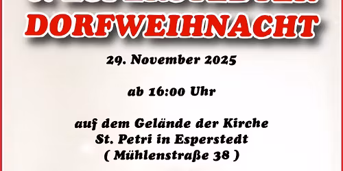 6. ESPERSTEDTER DORFWEIHNACHT