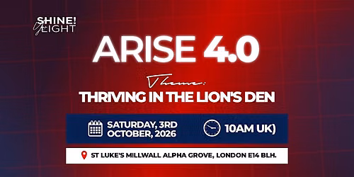 ARISE 4.0 - Thriving in the Lions Den