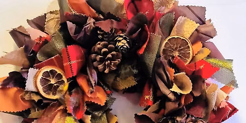 Festive Fabric Wreath Making Workhop