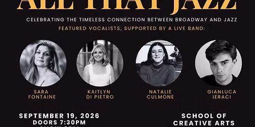 The Broadway Bunch Presents: ALL THAT JAZZ