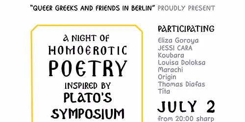 Homoerotic Poetry in Berlin 
