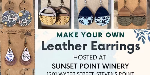 Make your Own Leather Earrings