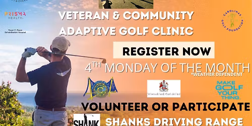 Shanks Driving Range Veteran & Community Adaptive Golf Clinic