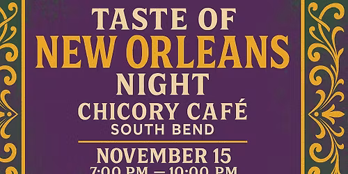 Taste of New Orleans Dinner and Jazz Show