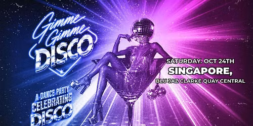 Gimme Gimme Disco at Blu Jaz, Clarke Quay Central