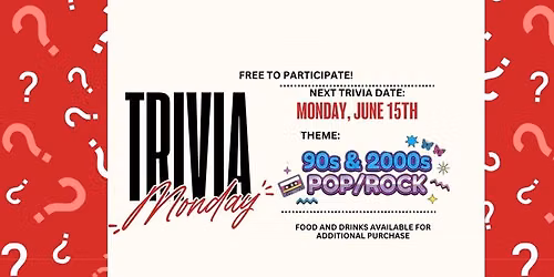 Trivia Monday - 90\u2019s & 2000\u2019s Pop\/Rock