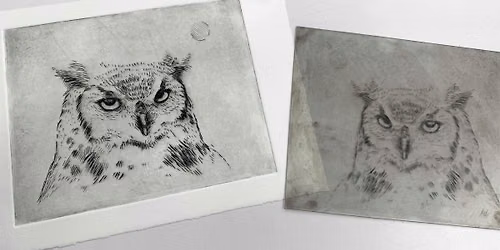 Drypoint Printing with Clare Winslow