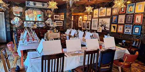 Painting party in Gloucester Quays: Portivo Lounge